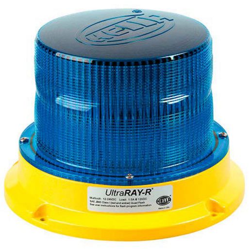 HELLA UltraRAY-R LED Rotating Beacon Blue HM450BDIR