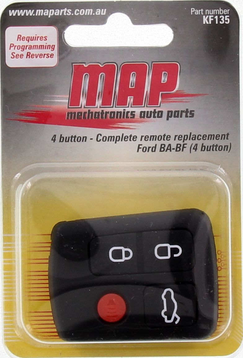 MAP Car Remote Complete (4 Button) fits Ford Falcon BA-BF KF135