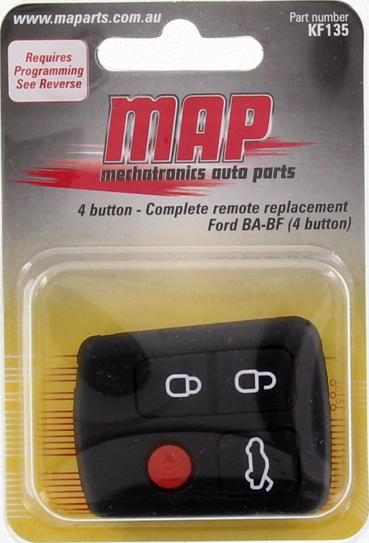 MAP Car Remote Complete (4 Button) fits Ford Falcon BA-BF KF135