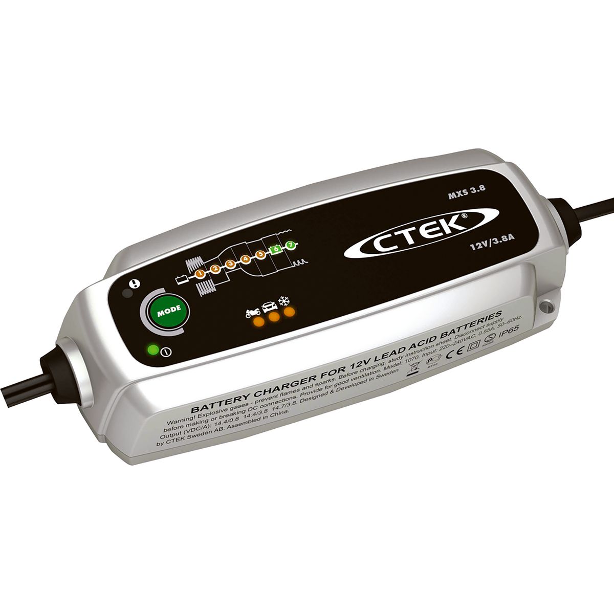 CTEK MXS 3.8 Battery Charger 12V 3.8A MXS3.8