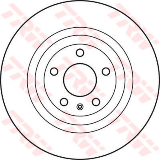 TRW Brake Rotor Rear DF4818S