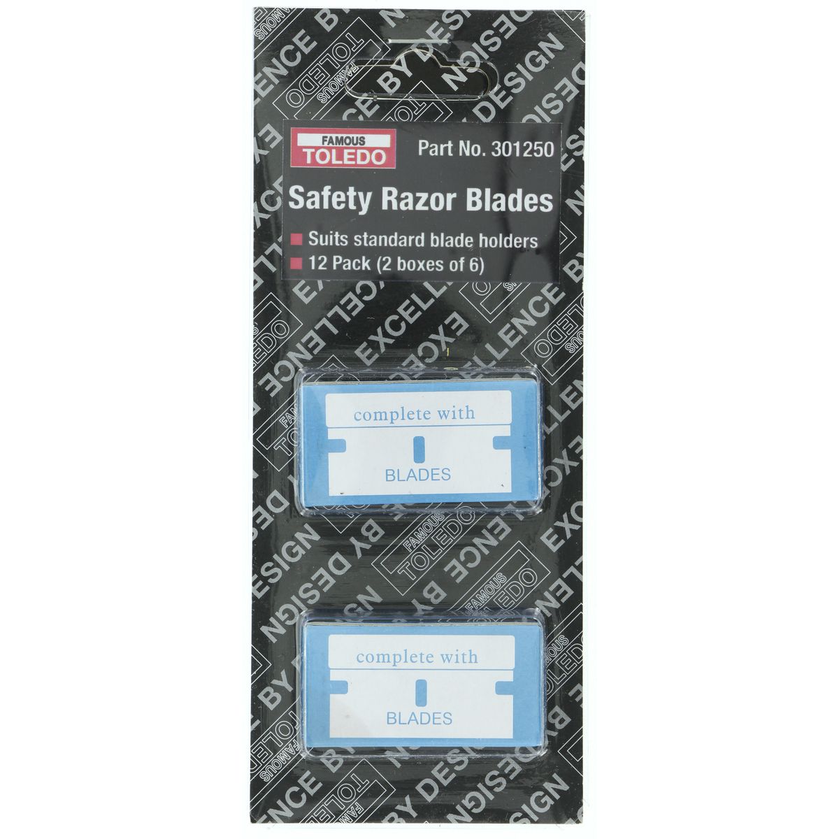 Toledo Safety Razor Blades 12 Pack 301250