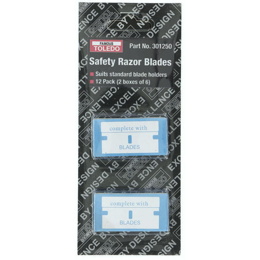 Toledo Safety Razor Blades 12 Pack 301250