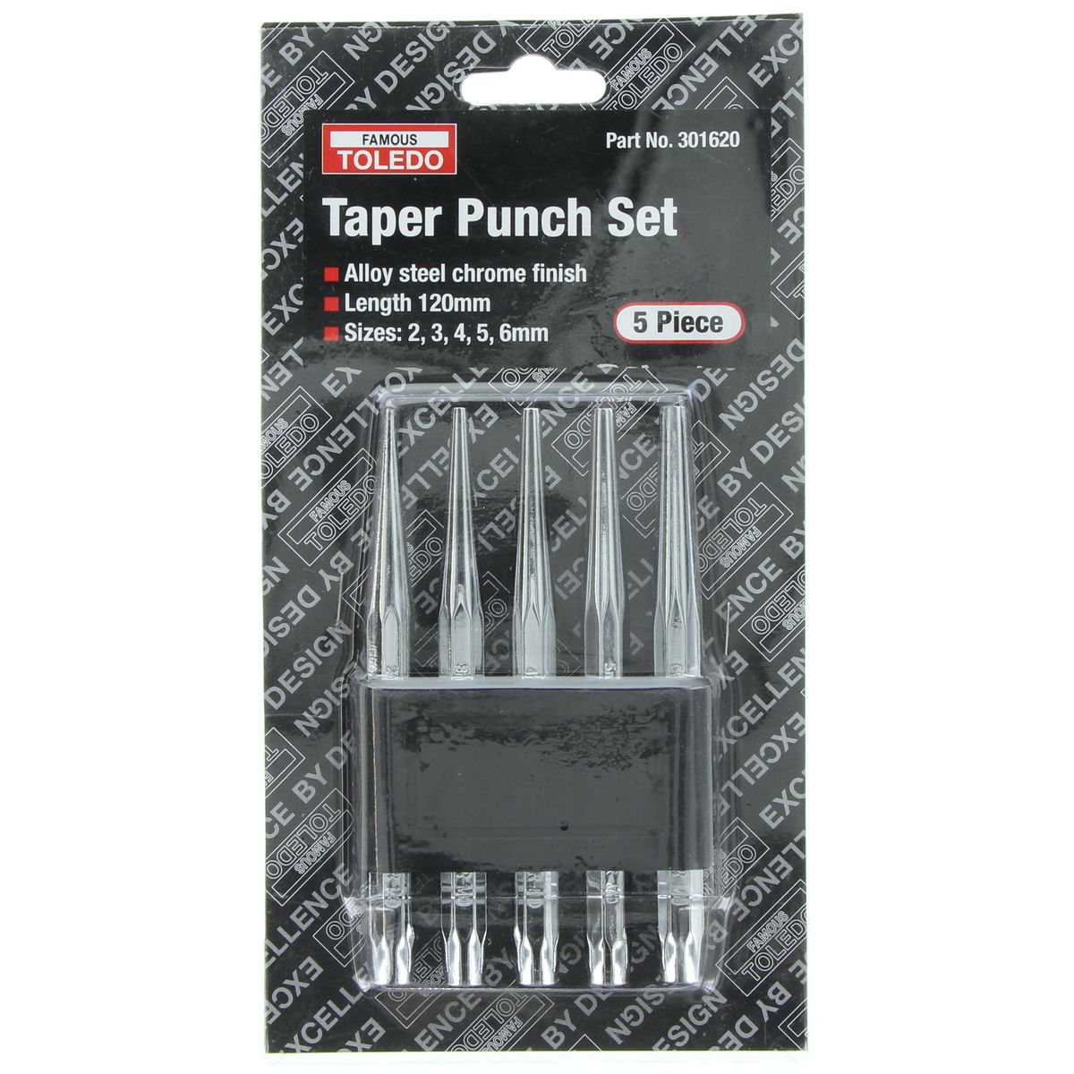 Toledo Taper Punch Set 5 Piece 301620