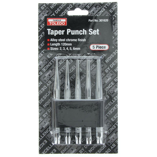Toledo Taper Punch Set 5 Piece 301620