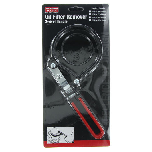 Toledo Oil Filter Remover Swivel 85-95mm 305205