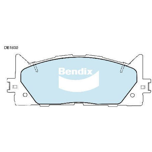 Bendix Heavy Duty Brake Pad Set Front DB1800 HD