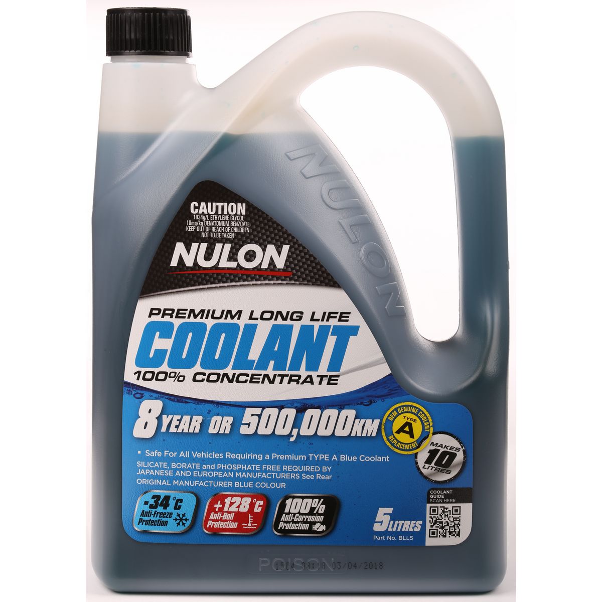 Nulon Coolant Blue Long Life Concentrate 5L