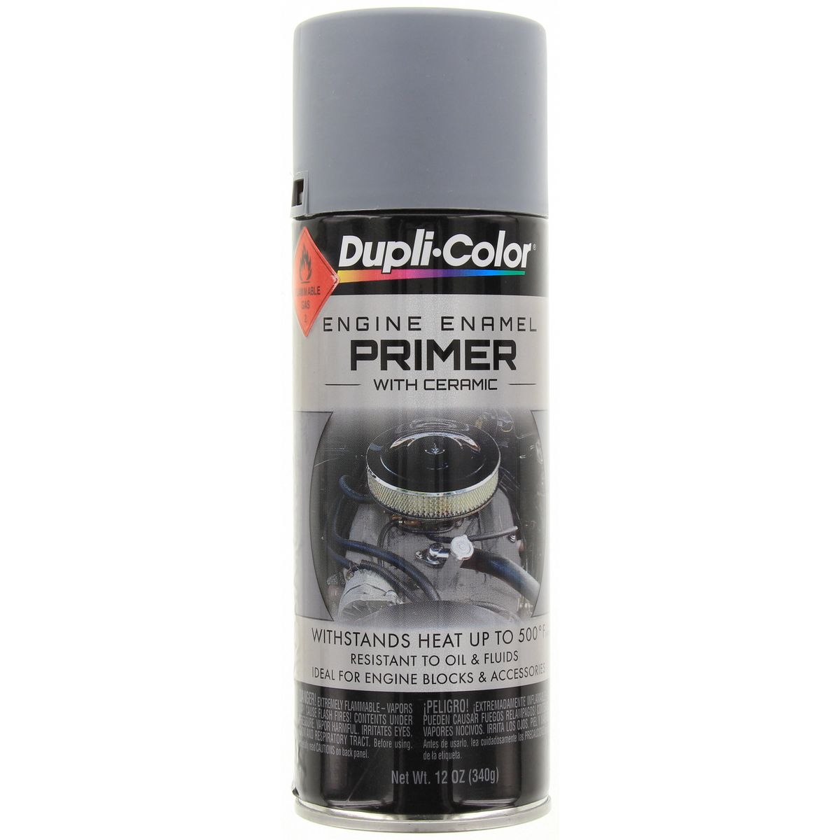 Dupli-Color Aerosol Spray Engine Enamel Grey Primer 340g DE1612