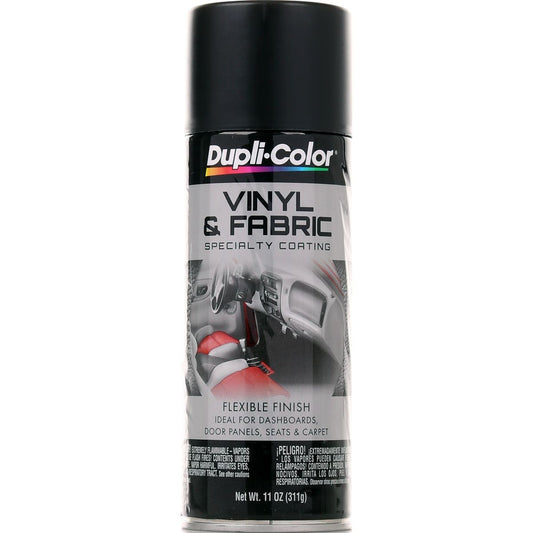 Dupli-Color Vinyl & Fabric Aerosol Spray Paint Flat Black 311g HVP106