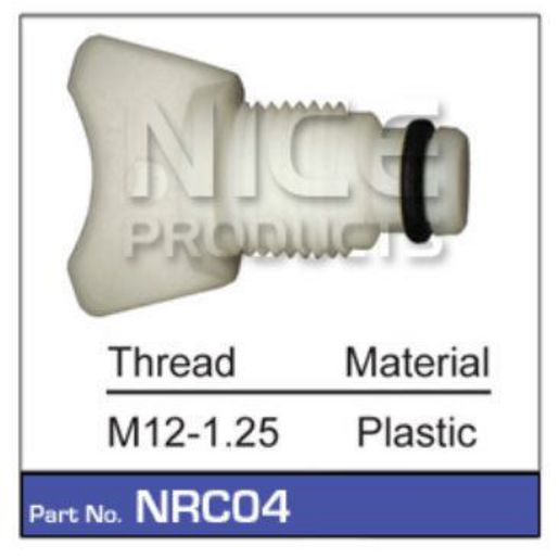 NICE Drain Plug M12x1.25 Plastic NRC04