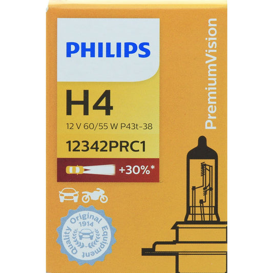 Philips Premium H4 Globe 12V 60/55W 12342PR