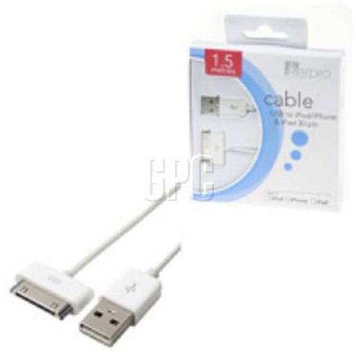 Aerpro Micro USB To Lightning Aadaptor & Cable 1m White APL106