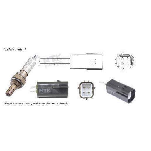 NTK Oxygen Lambda Sensor OZA723-EE17