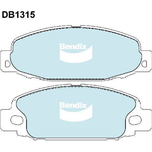 Bendix Heavy Duty Brake Pad Set Front DB1315 HD