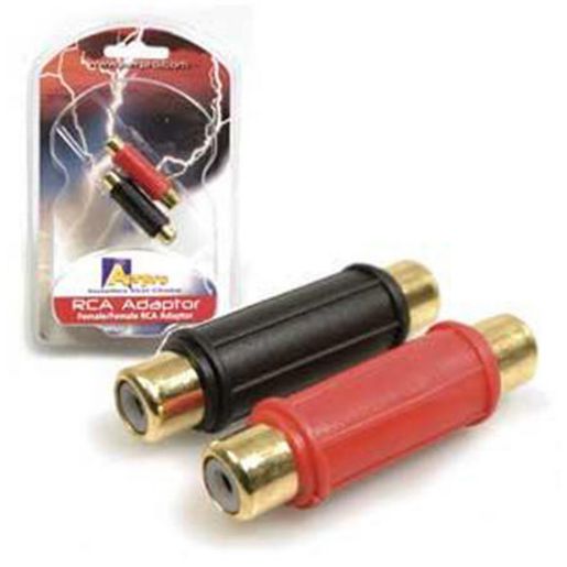 Aerpro RCA Socket - F/F 1 Red/1 Black 2Pk