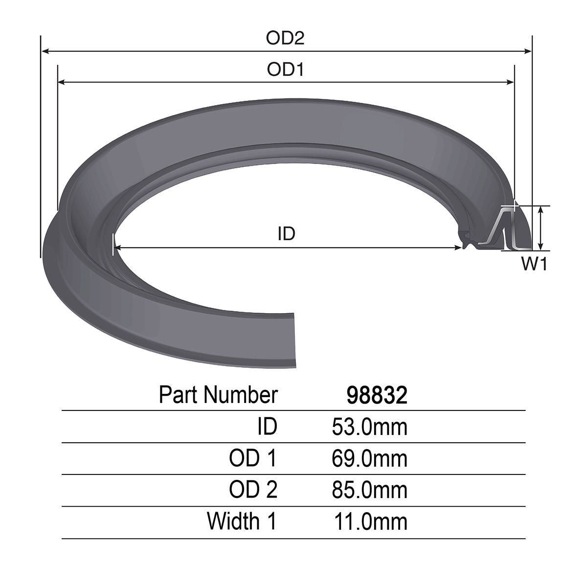 Kelpro Oil Seal 98832