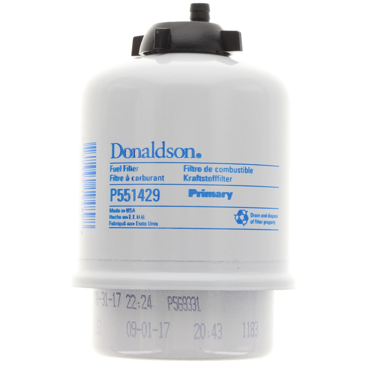 Donaldson Fuel Water Separator Filter P551429