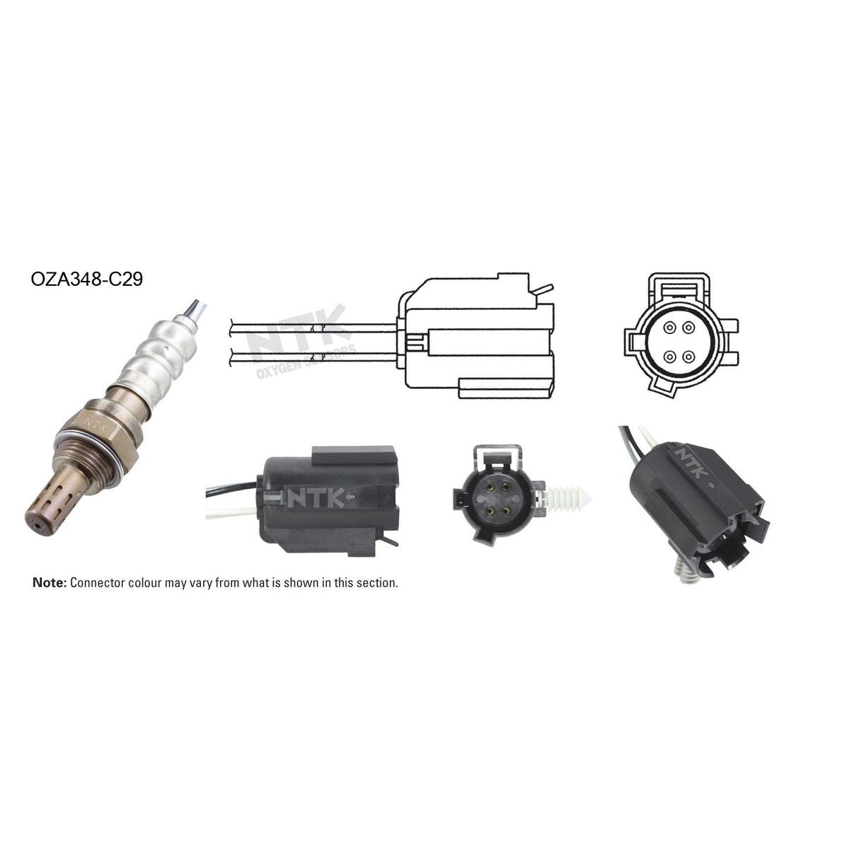 NTK Oxygen Lambda Sensor OZA348-C29