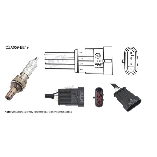 NTK Oxygen Lambda Sensor OZA659-EE49
