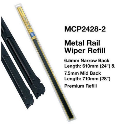 Tridon Wiper Refill Metal Rail Combo Pack MCP2428-2