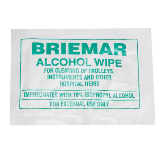 Protective Plastics Bonnet Protector & Weathershield Alcohol Swab 10Pk K1010