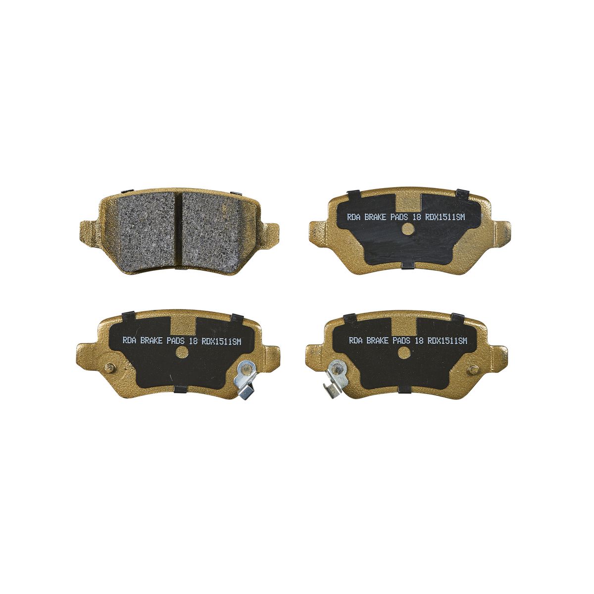 RDA Brakes Extreme Brake Pad Set Rear RDX1511SM