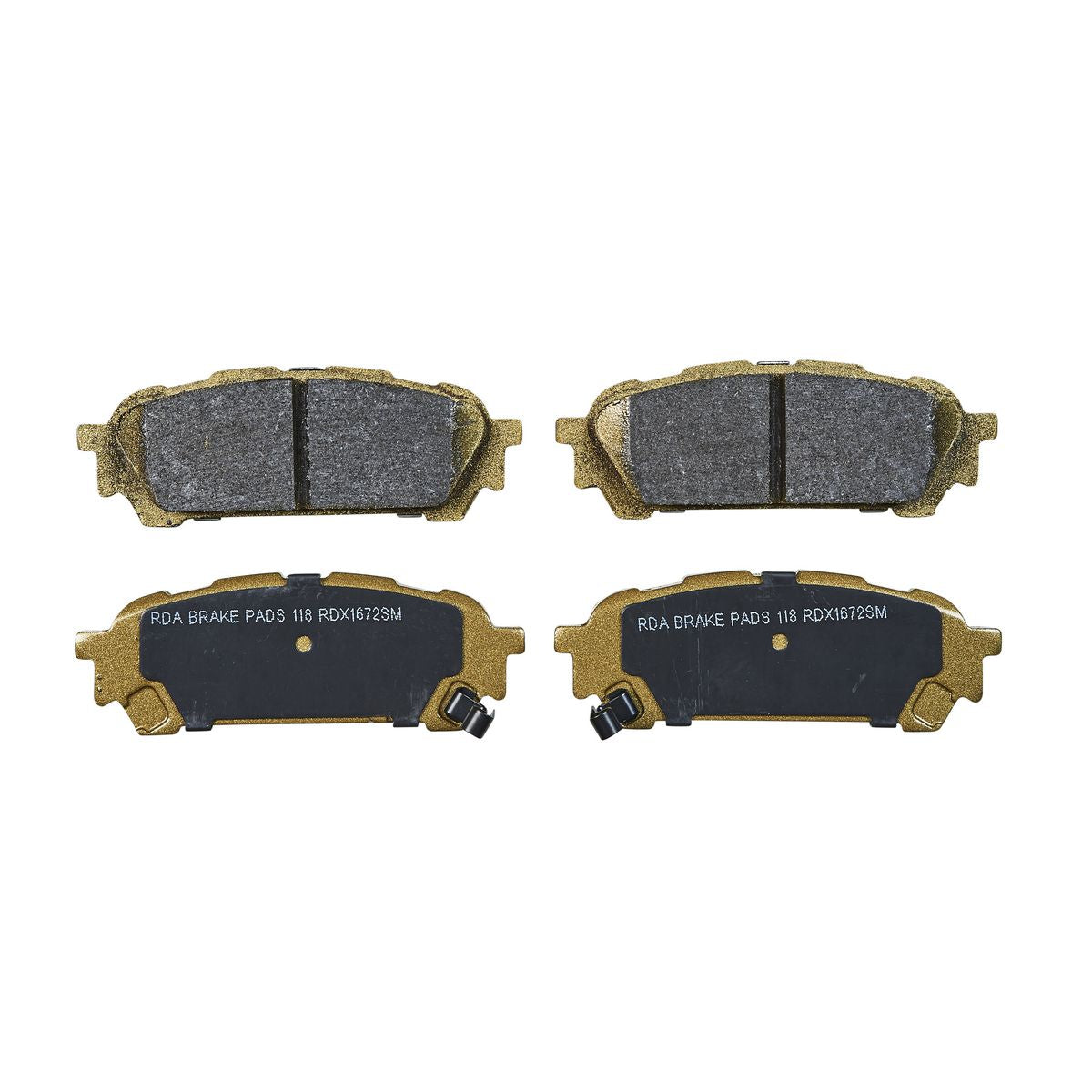 RDA Brakes Extreme Brake Pad Set Rear RDX1672SM