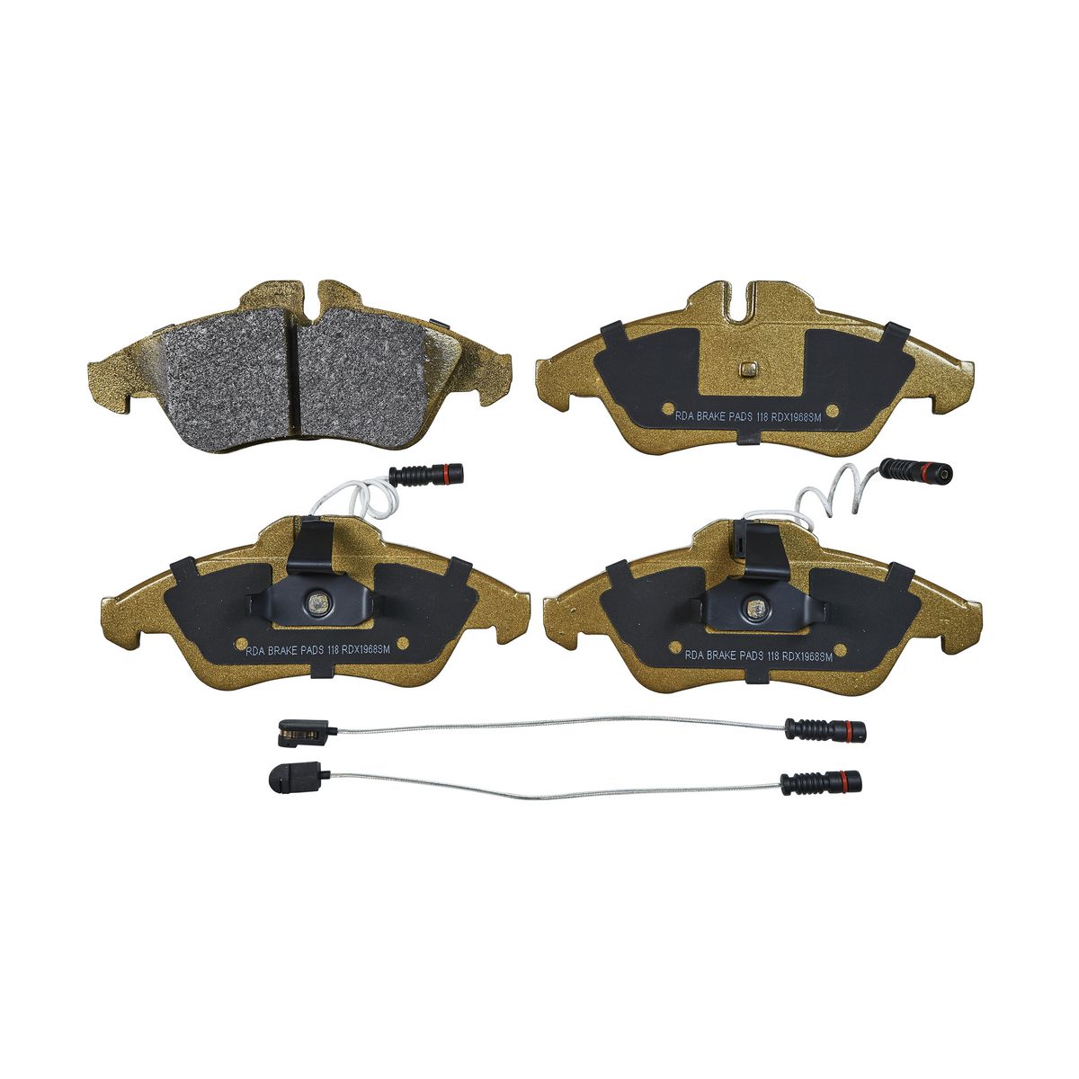 RDA Brakes Extreme Brake Pad Set Front RDX1968SM