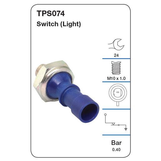 Tridon Oil Pressure Switch TPS074