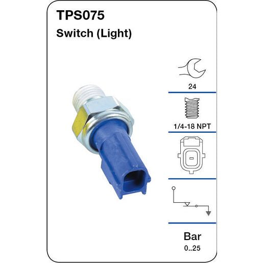 Tridon Oil Pressure Switch TPS075