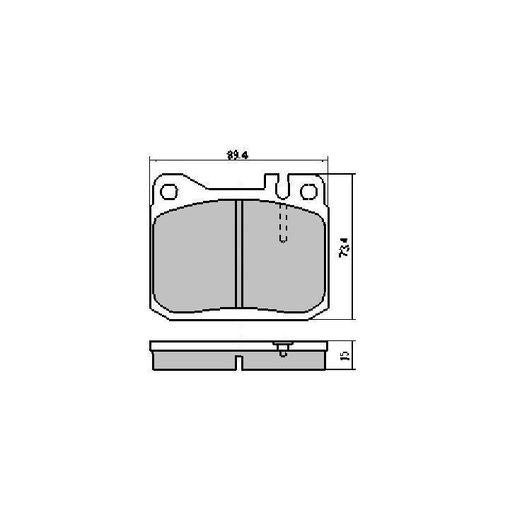 RDA GP Max Brake Pad Set RDB143