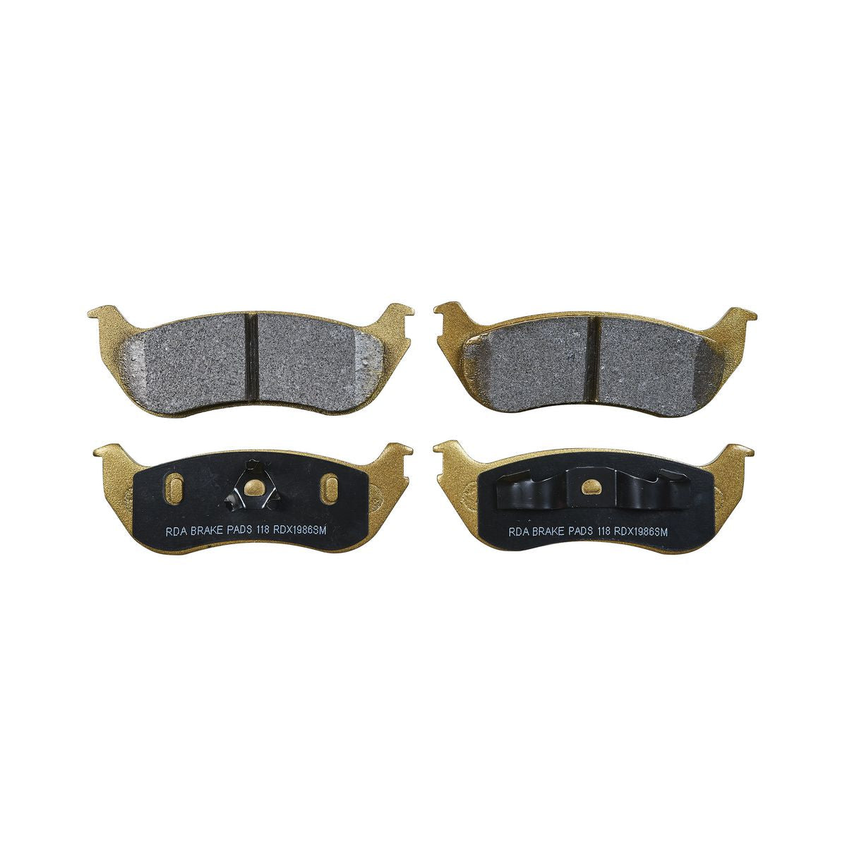 RDA Brakes Extreme Brake Pad Set Rear RDX1986SM
