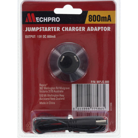 Mechpro Jumpstarter Charger Adapter 15V DC 800mA MPJS-800