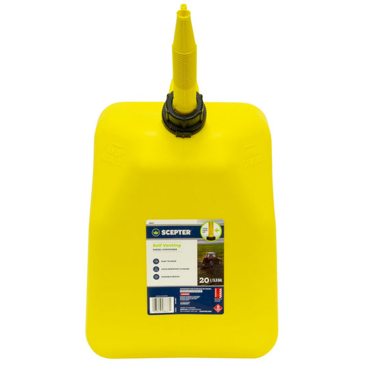 Scepter Diesel Fuel Can 20L Yellow