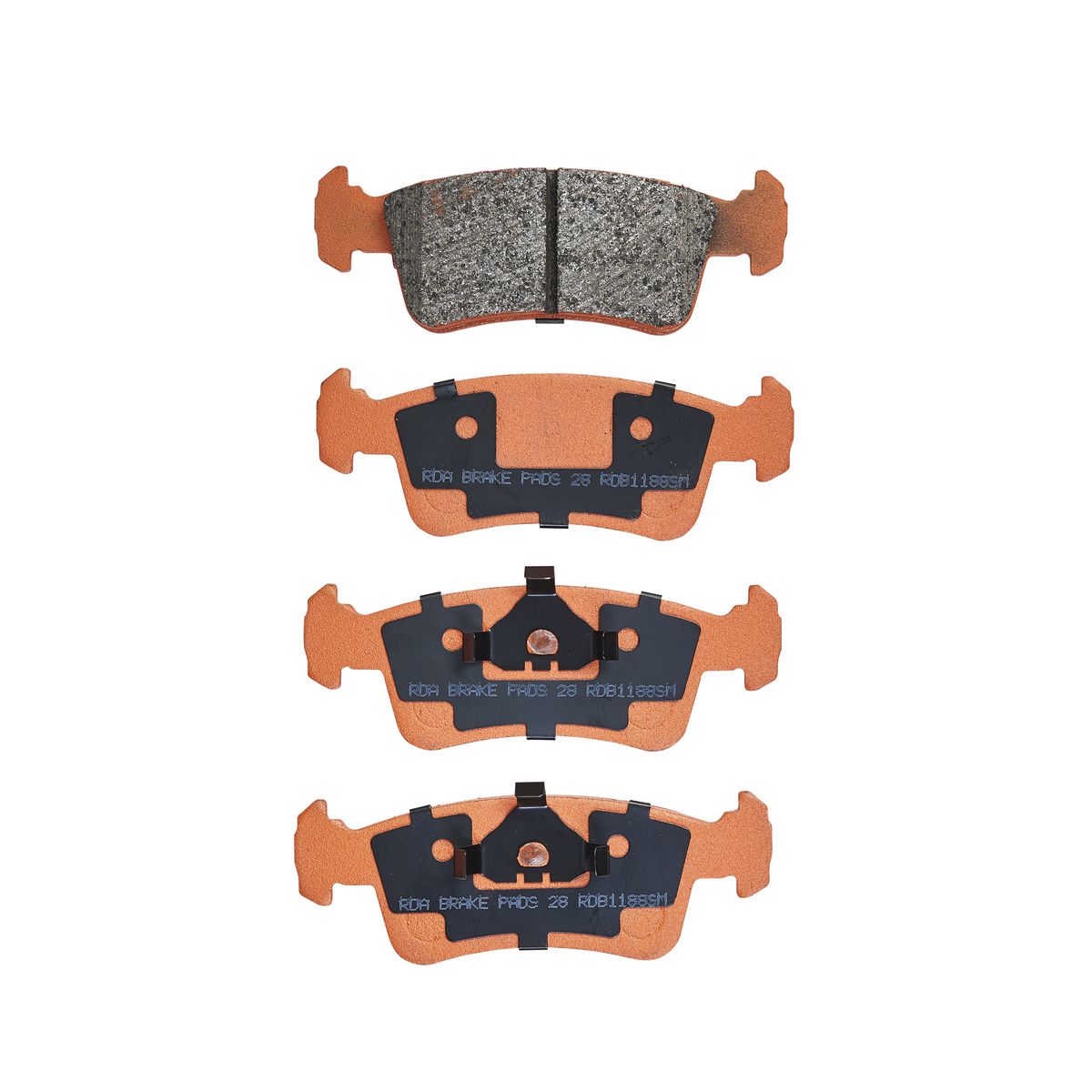 RDA GP Max Brake Pad Set Front RDB1188