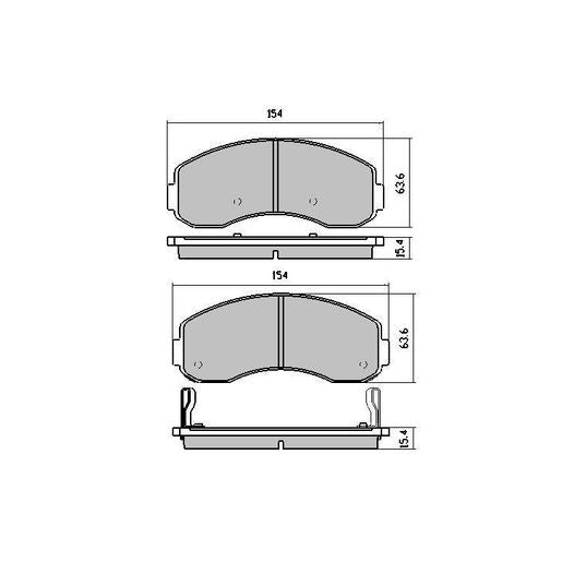 RDA Brakes Extreme Brake Pad Set Front RDX1972SM