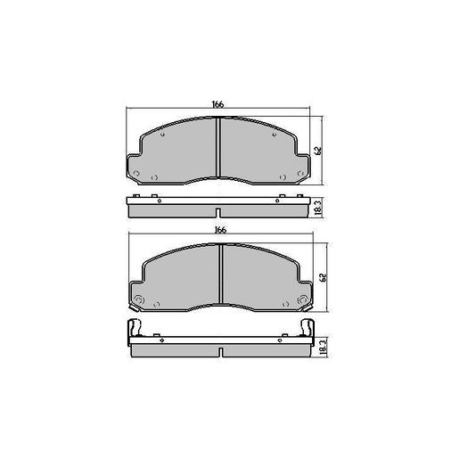 RDA GP Max Brake Pad Set Front RDB394