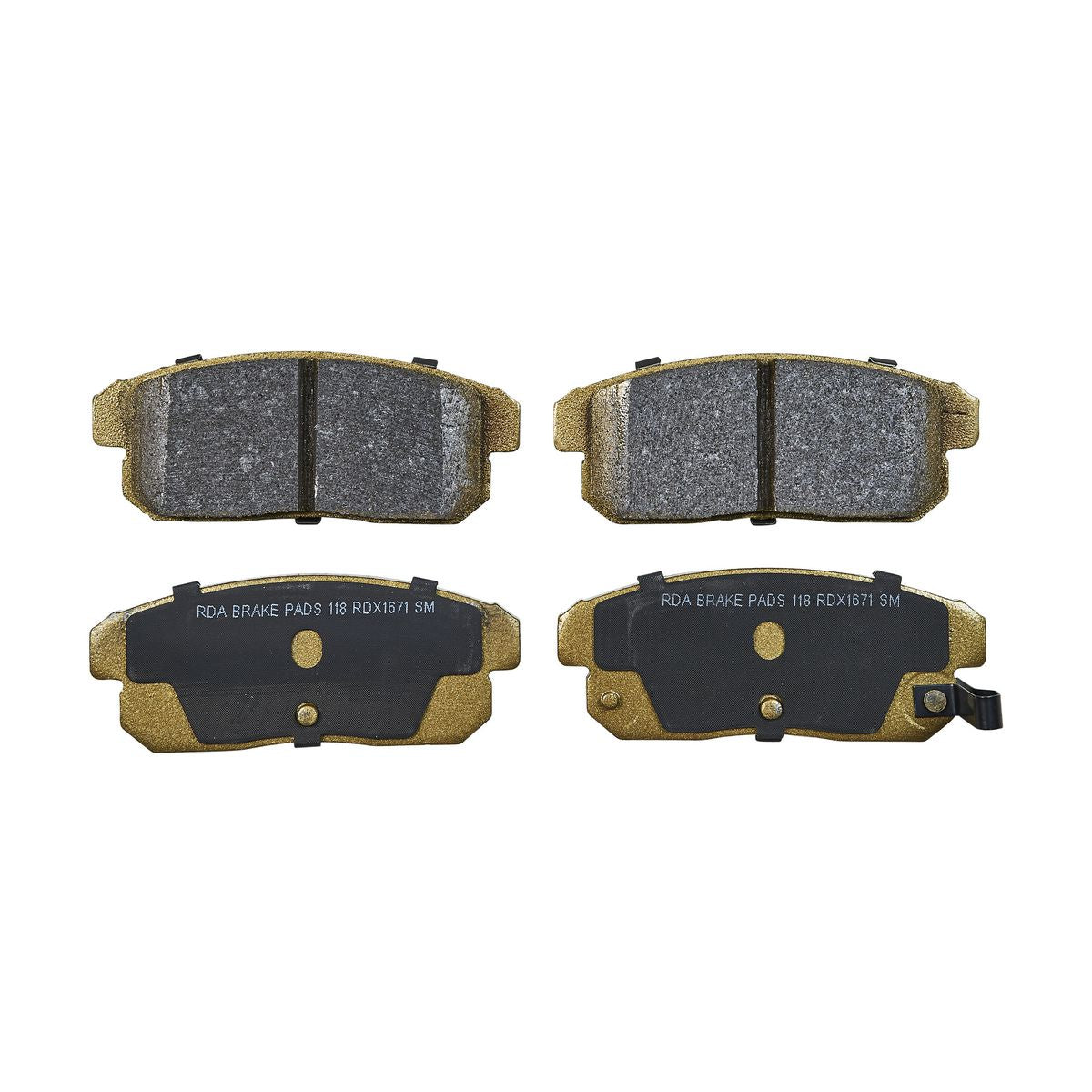 RDA Brakes Extreme Brake Pad Set Rear RDX1671SM