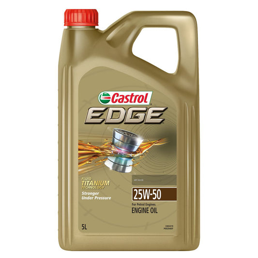 Castrol EDGE 25W-50 Semi Synthetic Engine Oil 5L 3383419