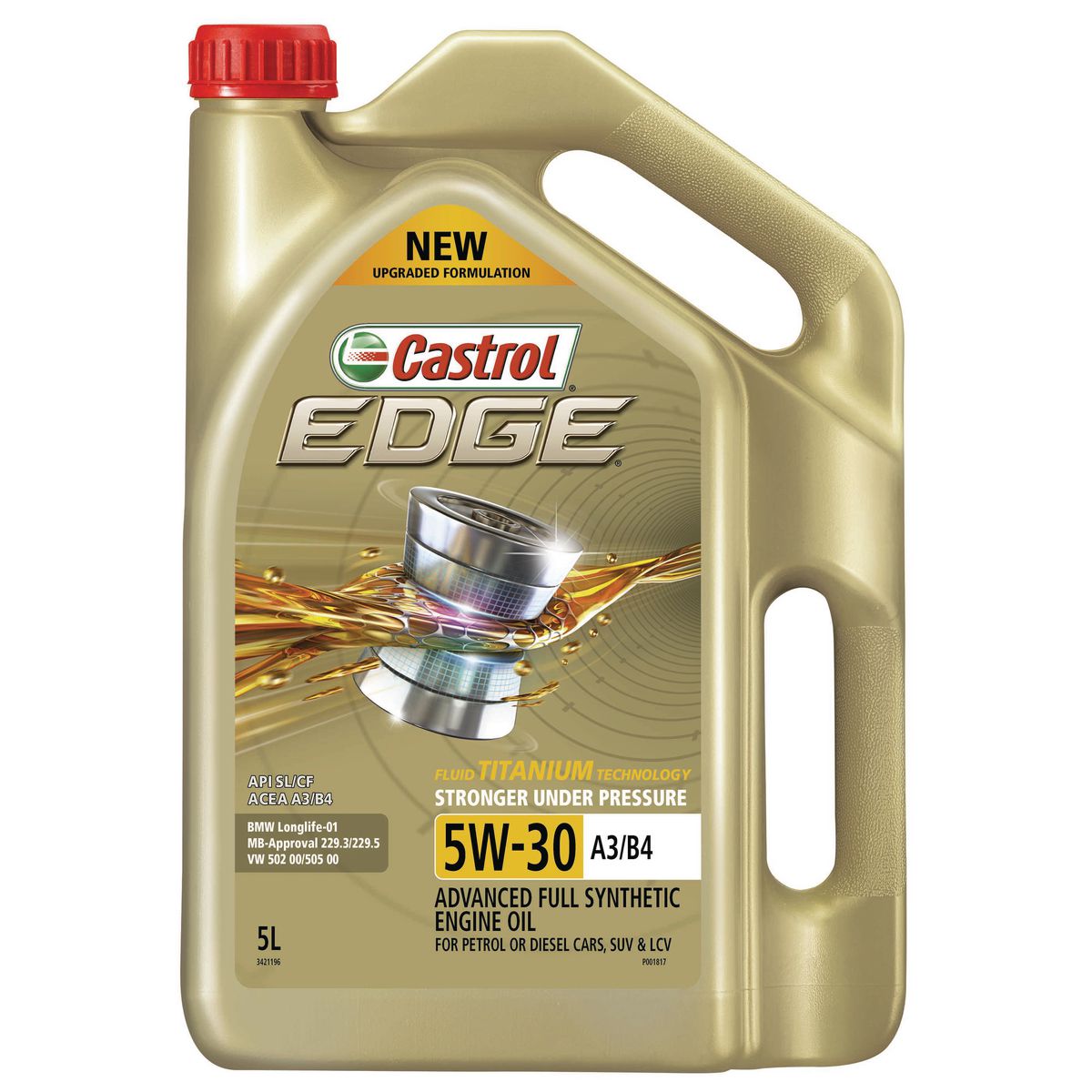 Castrol EDGE 5W30 A3 B4 Engine Oil 5L 3383427