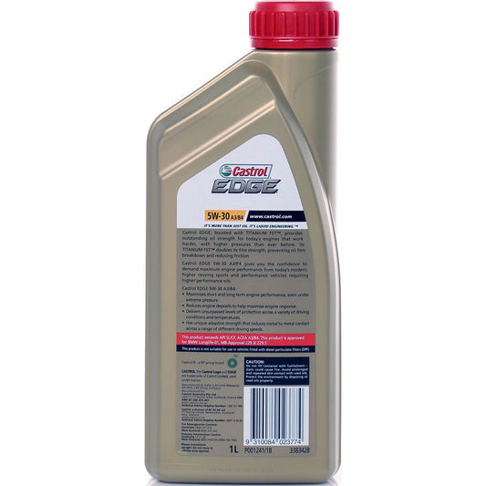 Castrol EDGE 5W30 A3 B4 Engine Oil 1L 3383428