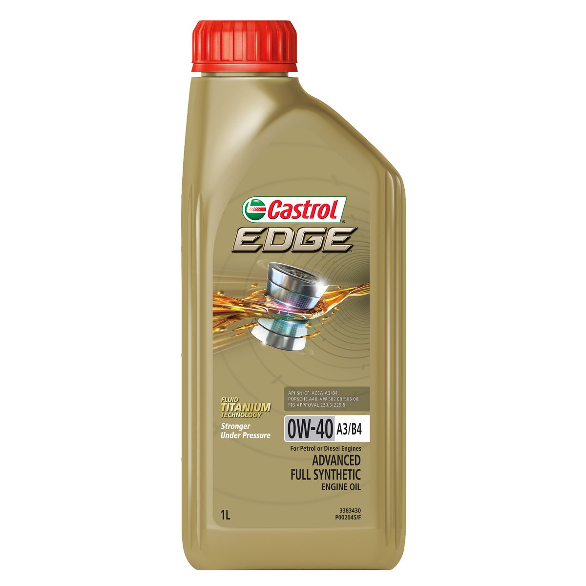 Castrol EDGE 0W-40 A3 B4 Engine Oil 1L 3383430