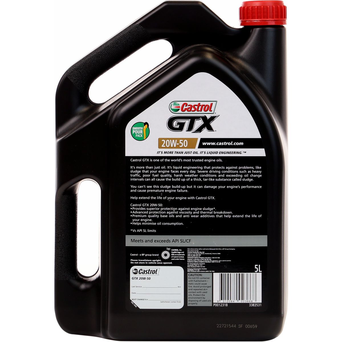 Castrol GTX 20w50 5L 3383531