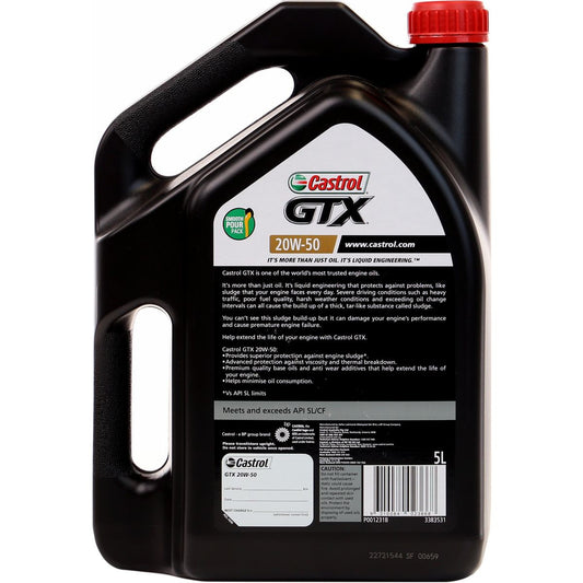 Castrol GTX 20w50 5L 3383531