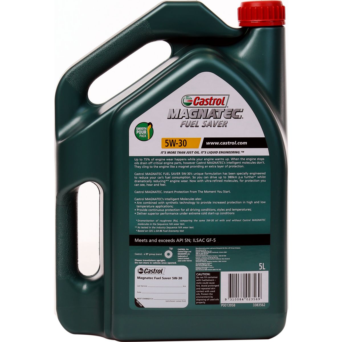 Castrol MAGNATEC 5W30 Fuel Saver Engine Oil 5L 3383562