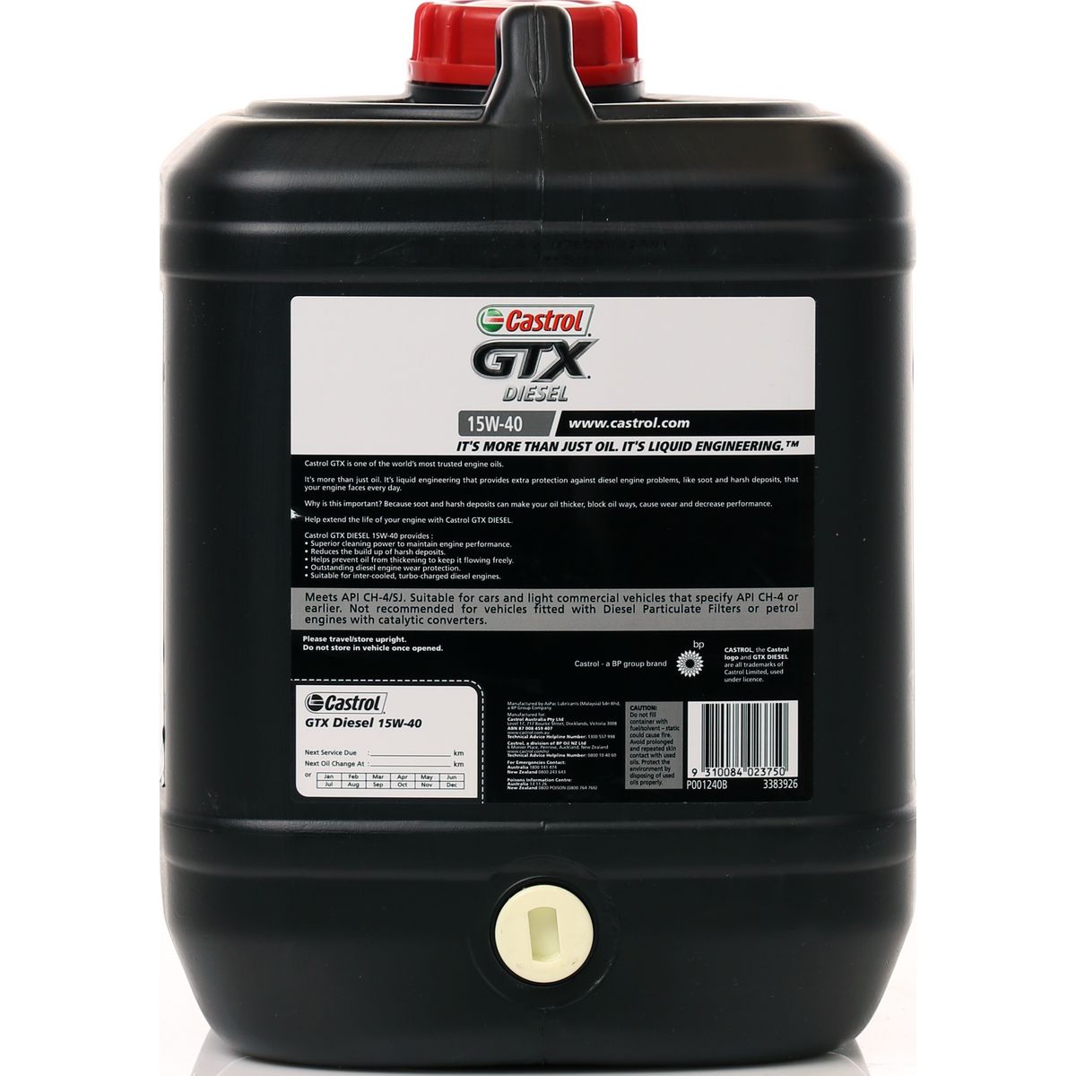 Castrol GTX Diesel 15W-40 10L 3383926