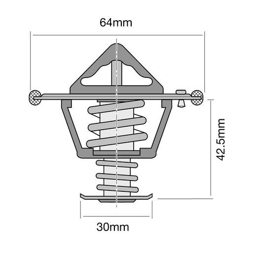 Tridon Thermostat (High Flow) TT635-180