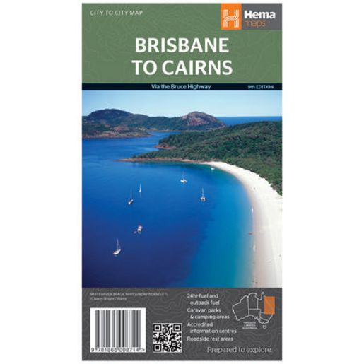 HEMA Brisbane to Cairns Map