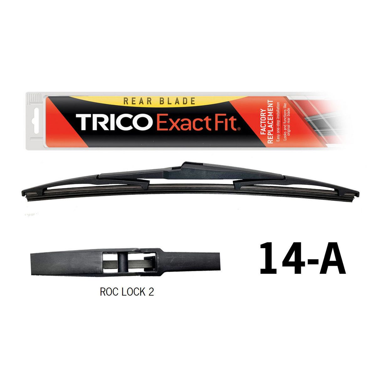 Trico Exact Fit Rear Wiper Blade 350mm 14-A